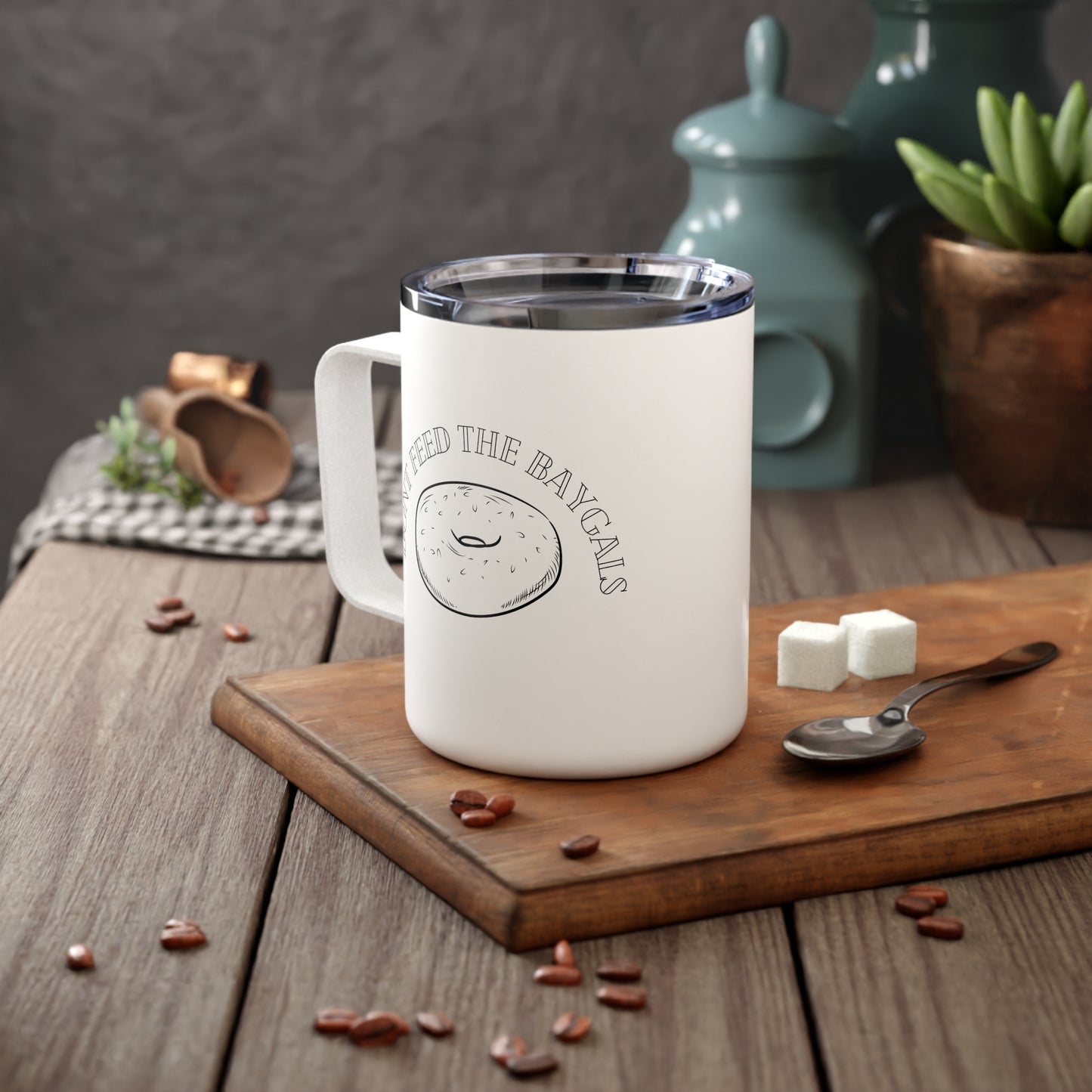 Baygal Insulated Coffee Mug, 10oz