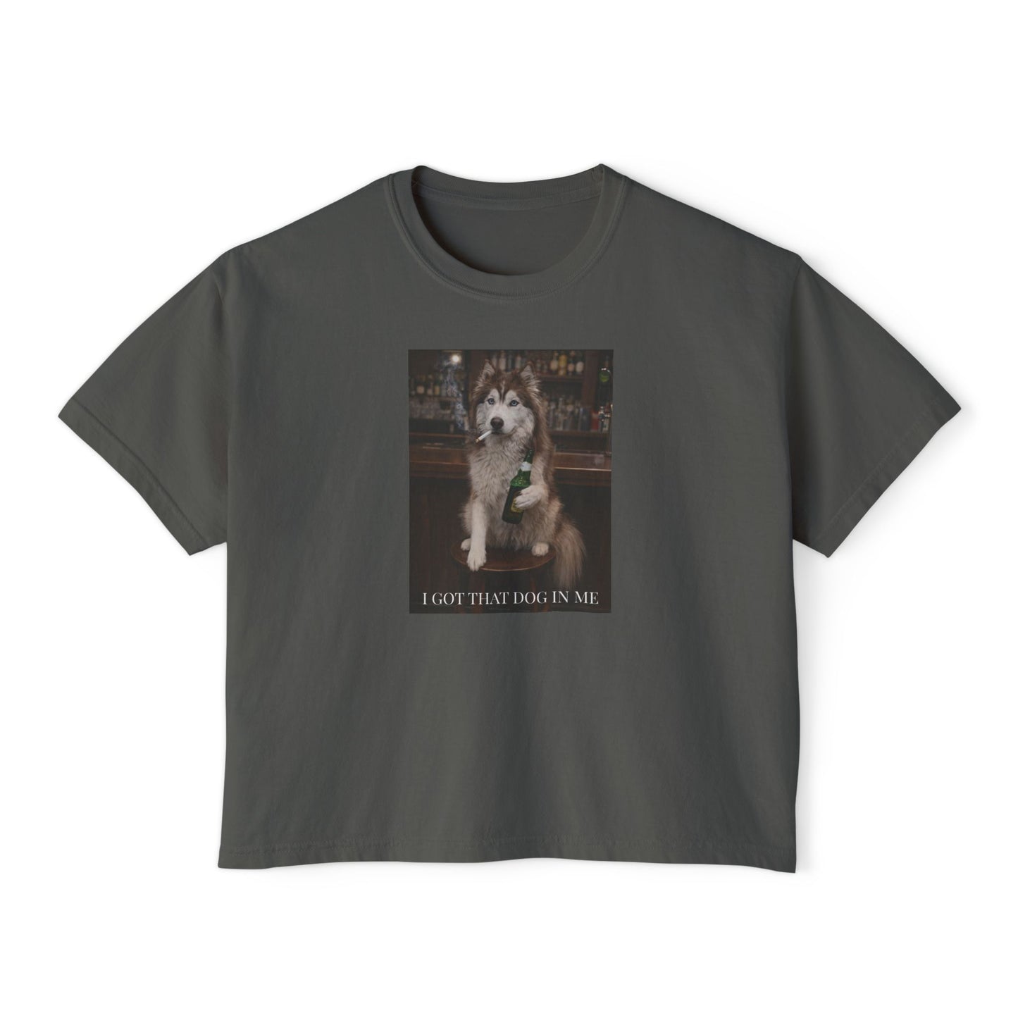 Vintage Bar Dog - Women's Boxy Tee