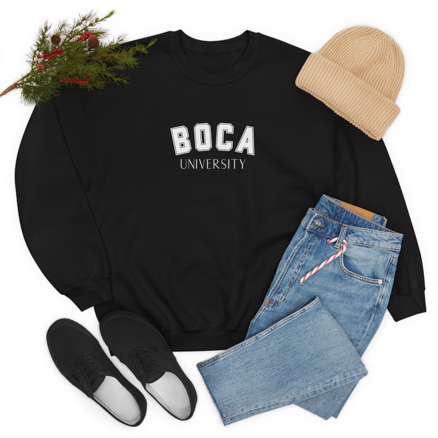 Boca U Heavy Blend™ Crewneck Sweatshirt