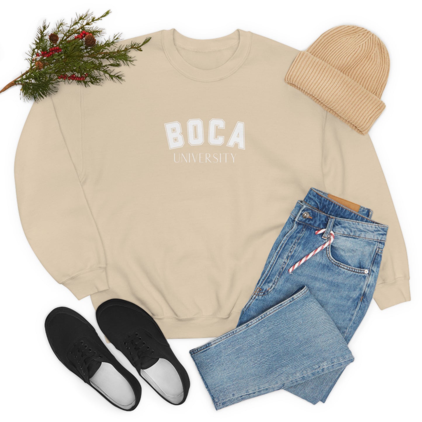 Boca U Heavy Blend™ Crewneck Sweatshirt