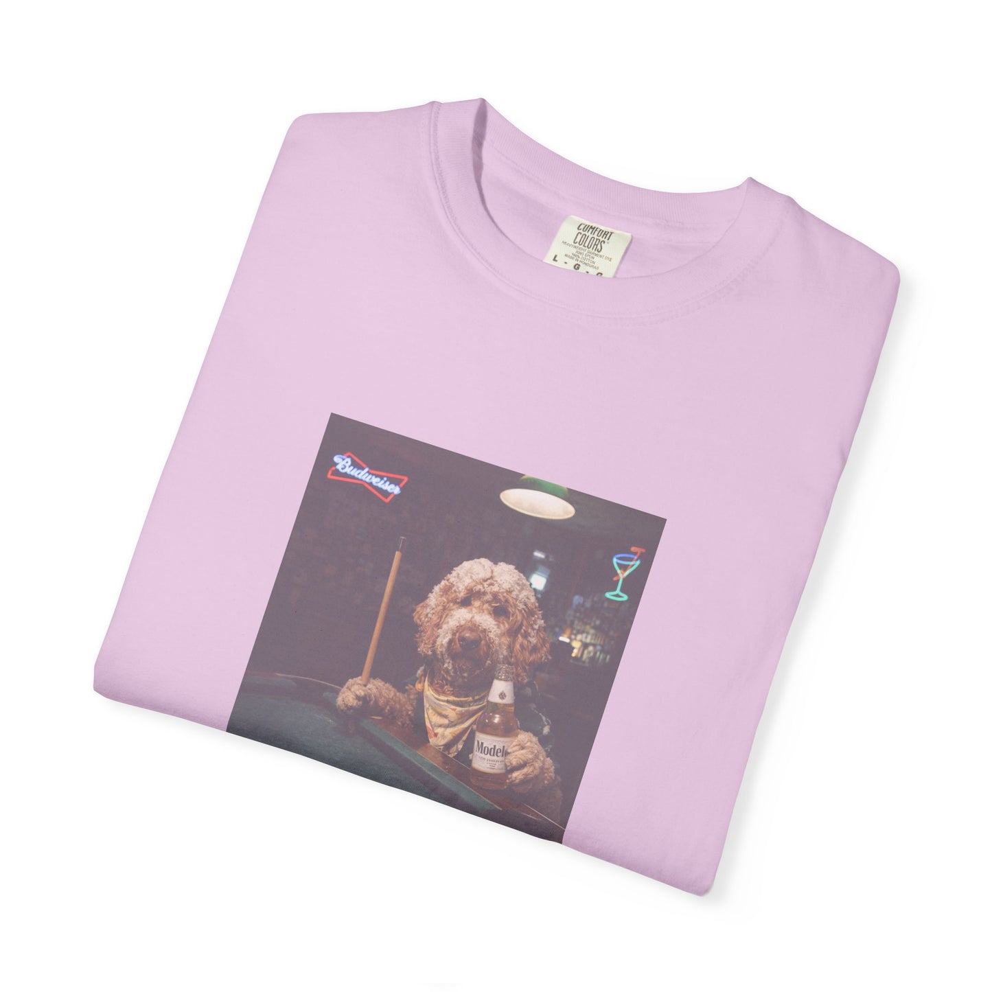 Pool Shark T-Shirt — "I Got the Dog in Me" Vintage Bar Graphic