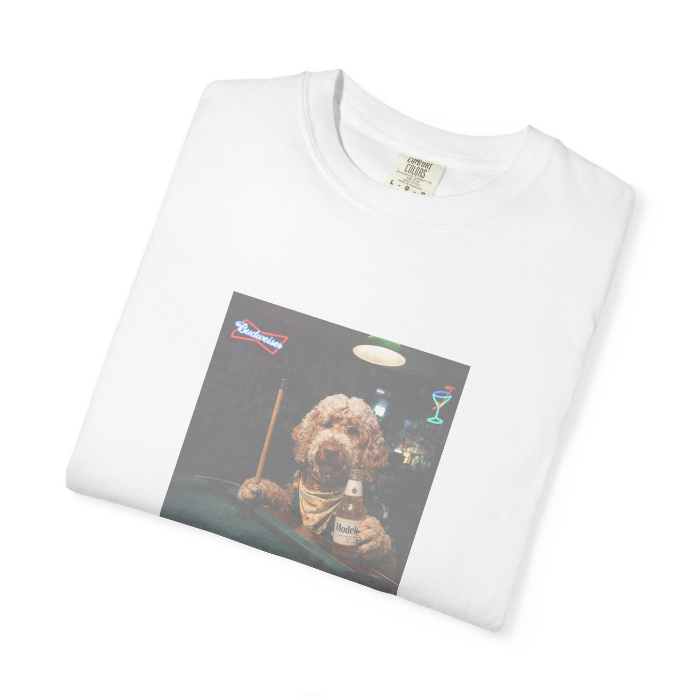 Pool Shark T-Shirt — "I Got the Dog in Me" Vintage Bar Graphic