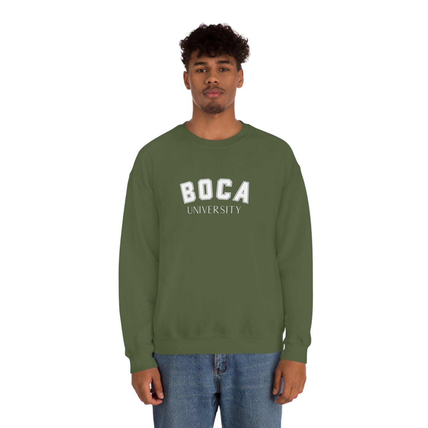 Boca U Heavy Blend™ Crewneck Sweatshirt